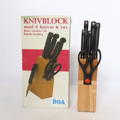 Knivset (Svart, Brun) från Boa Design