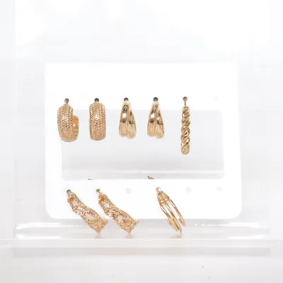 Boucles d'oreilles (Or) de Woolworth Métal inconnu
