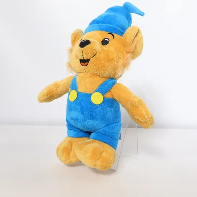 Zacht speeltje (Bruin, Blauw, Geel) van Bamses Värld