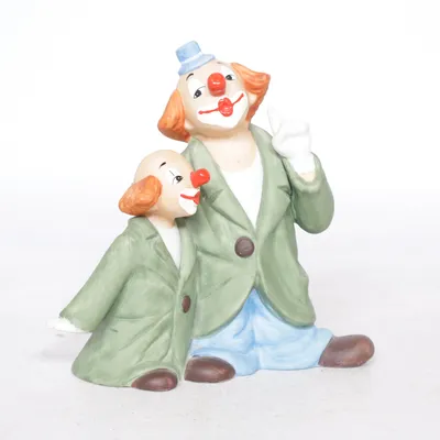 Figurin (Grön, Blå, Röd) från Goebel