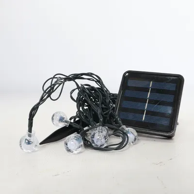 Solcellelampe (Sort)