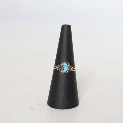 Ring (Zilver, Turquoise) Onbekend materiaal