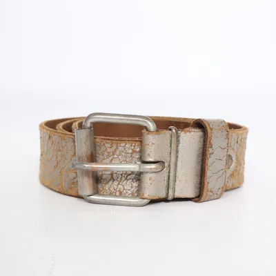 Belt (Brown, Silver) from Echt Leder Leather