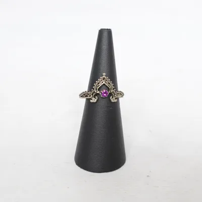 Ring (Silverfärgad, Lila) Okänd metall