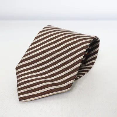 Cravate (Marron, Blanc, Beige) de Prochownick