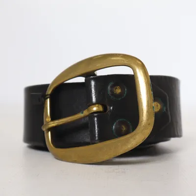 Belt (Black) from Solid Brass