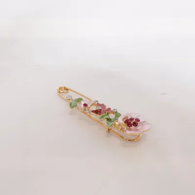 Broche (Goud, Meerkleurig) Onbekend materiaal