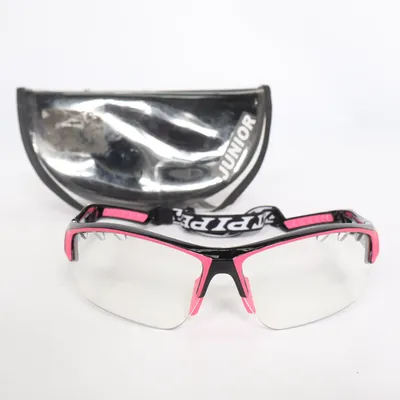 Sportbril (Zwart, Roze, Transparant) van Fat Pipe