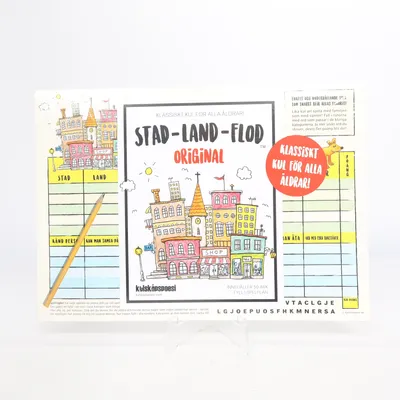 Board game from Kylskåpspoesi