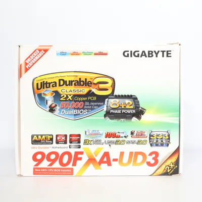 Motherboard (990FXA-UD3) from Gigabyte