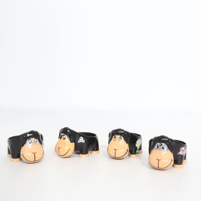 Egg cup (Black, Beige)