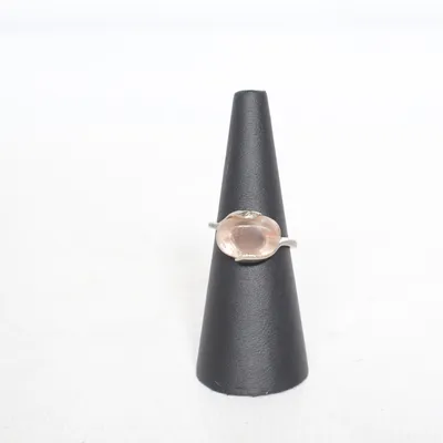 Bague (Argent, Rose) Métal inconnu
