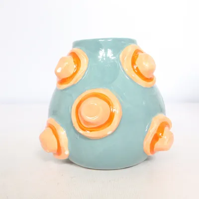 Vase (Grøn, Orange, Flerfarvet)