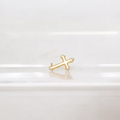 Brosch (Guldfärgad) Okänd metall