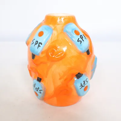 Vase (Orange, Flerfarvet)