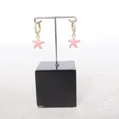 Oorbellen (Roze, Goud) Onbekend materiaal