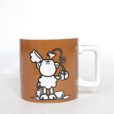 Mugg (Brun, Vit) från Sheepworld