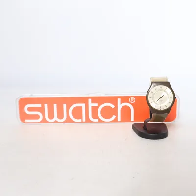 Wristwatch (Black, White) from Swatch