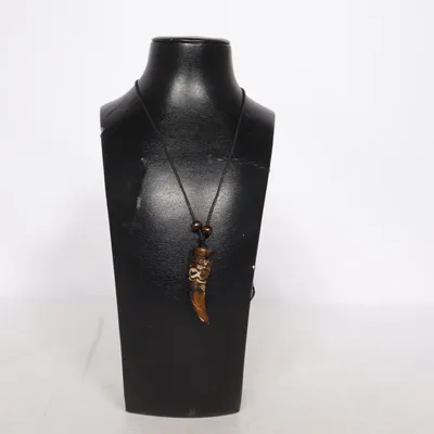 Collier (Marron, Noir) Métal inconnu