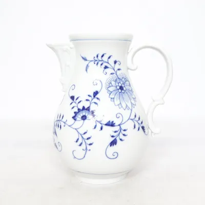 Kaffekanna (Vit, Blå) från Meissen