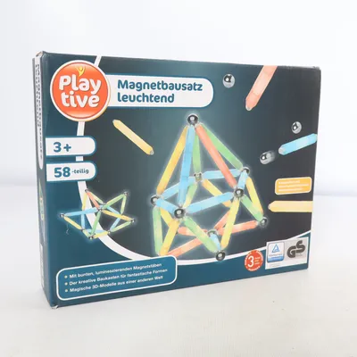 Byggesæt (Magnetbausatz Leuchtend) fra Playtive