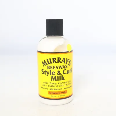 Curl cream (Beeswax Style & Curl Milk) from Murray's