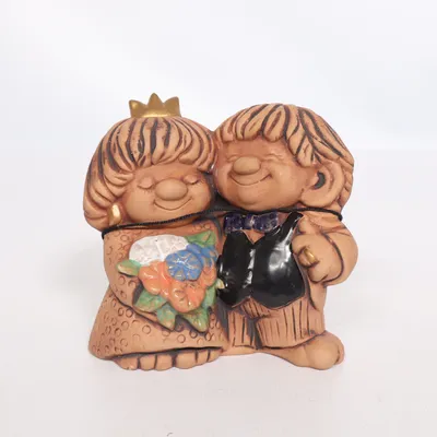 Figurine (Brown, Multicolored) from Njie