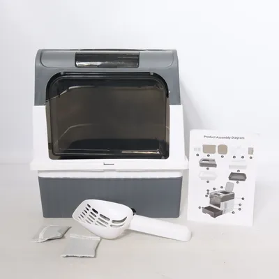 Litter box (White, Gray)