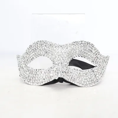 Maskeradmask (Silverfärgad)