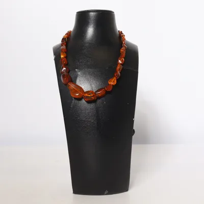 Necklace (Brown) Silver