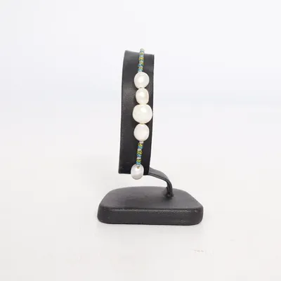 Bracelet (Purelei Armkettchen mit Perlen) from Purelei Stainless steel, Shells