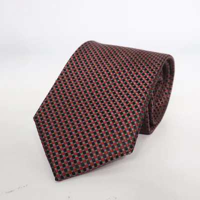 Tie (Red, Black, Gray) from Batistini Silk