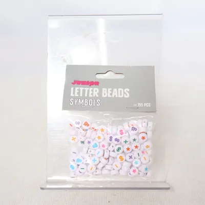 Plastpärlor (Vit, Flerfärgad) från Panduro Hobby