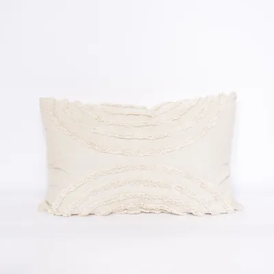 Prydnadskudde (Beige) från Jysk Bomull, Polyester