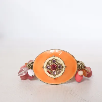 Armband (Rosa, Orange, Flerfärgad) från Ikita Okänd metall