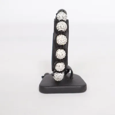 Armband (Svart, Silverfärgad) Okänd metall