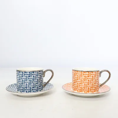 Cup (Blue, Orange, White) from H&M Home