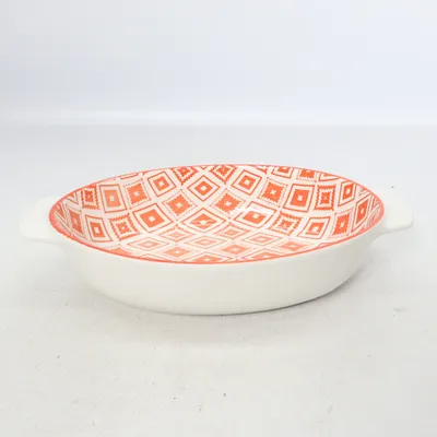 Plat creux (Blanc, Rouge, Multicolore) de Gilbert Gilbert