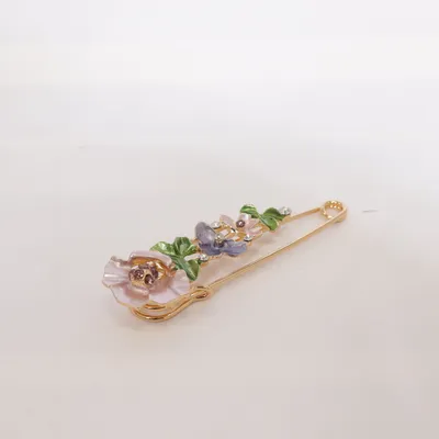 Broche (Guld, Flerfarvet) Ukendt metal