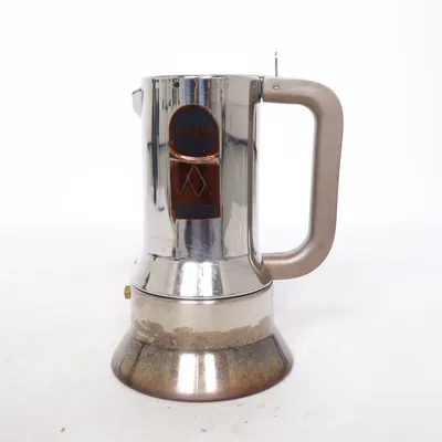 Kaffepanna (Silverfärgad, Brun) från Alessi