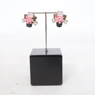 Boucles d'oreilles (Rose, Noir, Blanc) de J.Crew Métal inconnu