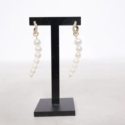 Örhängen (Vit, Guldfärgad) från Sif Jakobs Silver, Okänd metall