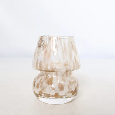 Waxinelichthouder (Wit, Bruin, Meerkleurig) van Handmade