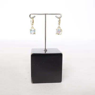 Örhängen (Guldfärgad, Rosa, Blå) Okänd metall