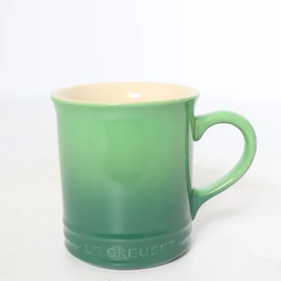 Mug (Green, Beige) from Le Creuset