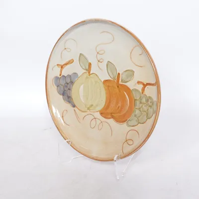 Assiette (Beige, Multicolore)