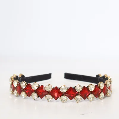 Diadem (Sort, Rød, Guld)