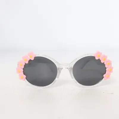 Lunettes de soleil (Transparent, Rose)