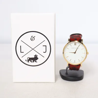 Wristwatch (Red, Black, Gold) from Larsson & Jennings