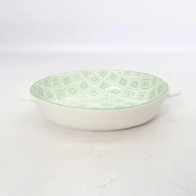 Plat creux (Blanc, Vert) de Gilbert Gilbert